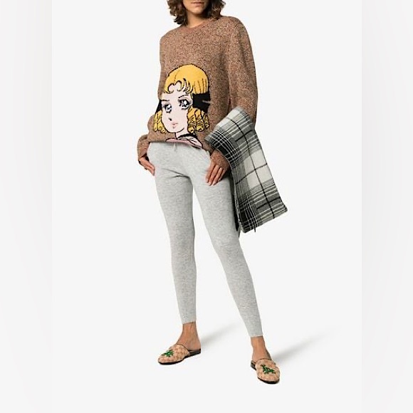 GUCCI Men's LA Angels Edition Flamel Patch GG Canvas Flat Mules - Picture 14 of 15